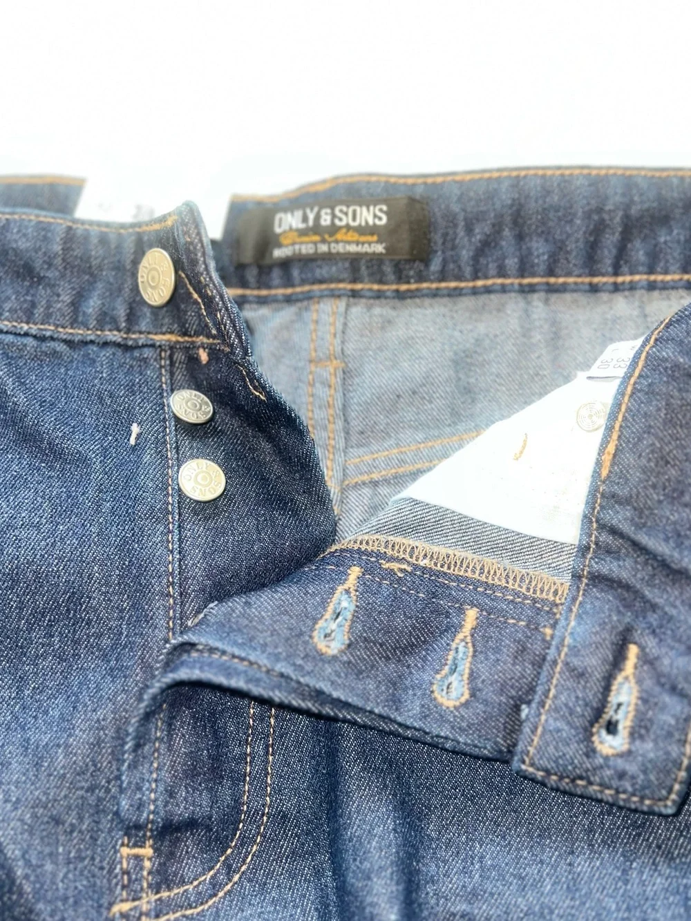 ONLY & SONS Men's Five Baggy Jeans - indigo